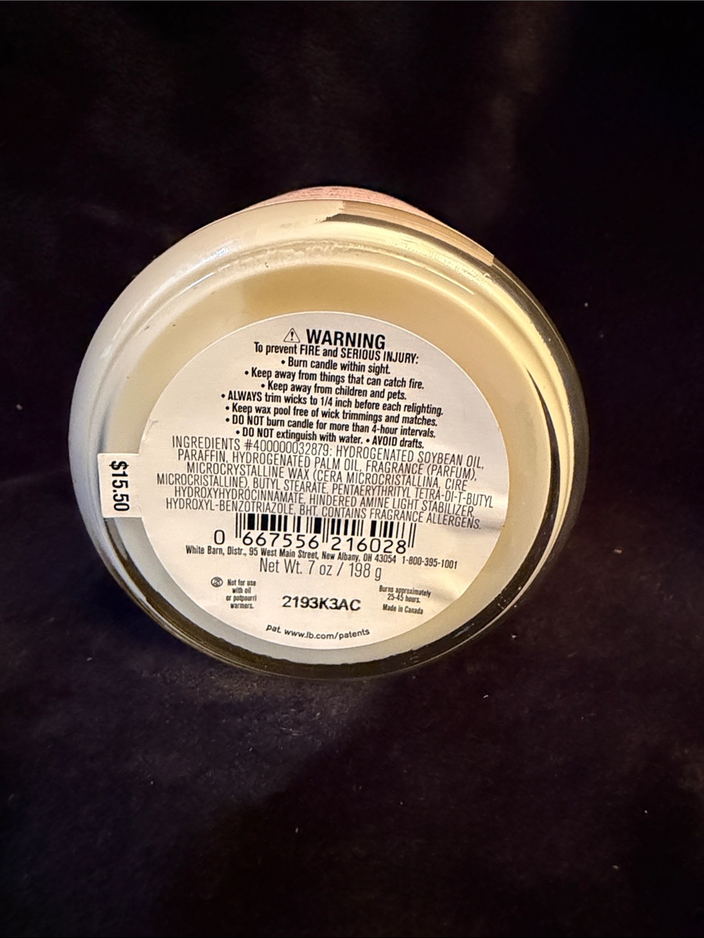 Champagne Toast Candle - Picture 3 of 3